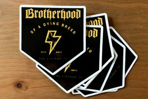 "Lineman Co Brotherhood of a Dying Breed" 2x2" Sticker
