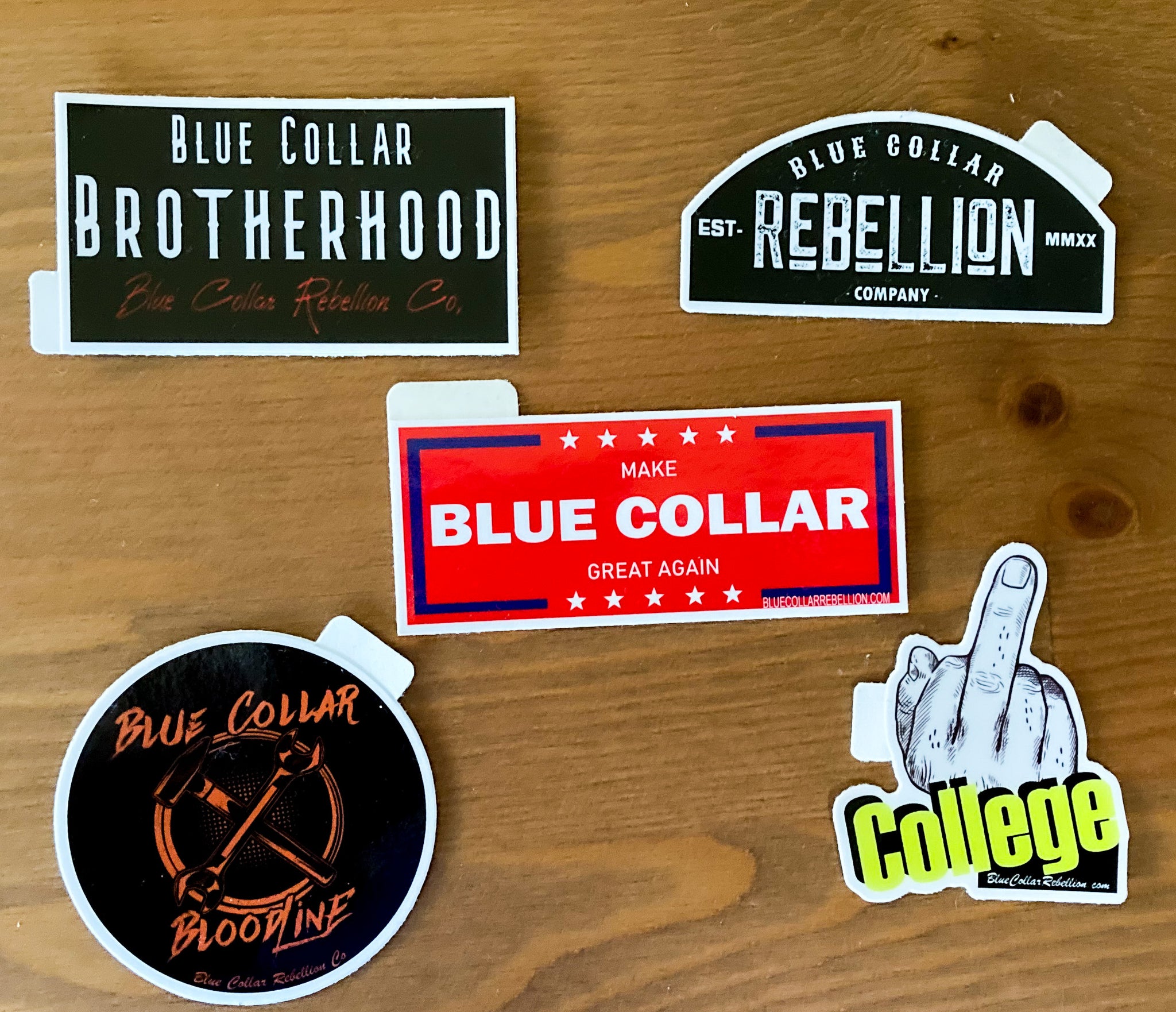 Blue Collar - King of Careers Sticker