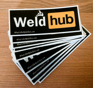 "Weld Hub" 3" Sticker