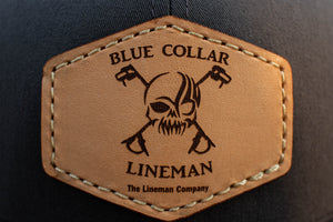 "Blue Collar Lineman" Leather Patch Richardson 112